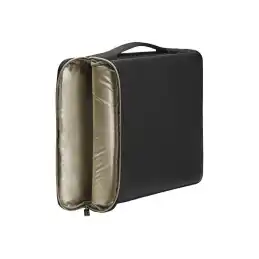 HP Carry Sleeve - Housse d'ordinateur portable - 15.6" - noir, or - pour Laptop 14, 14s, 15, 15s Pavilio... (3XD35AAABB)_2